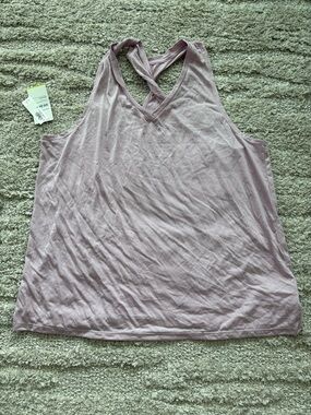 Old Navy Women’s Dusty Rose Crossback V-Neck Athletic Tank* Sz. XL* NWT
